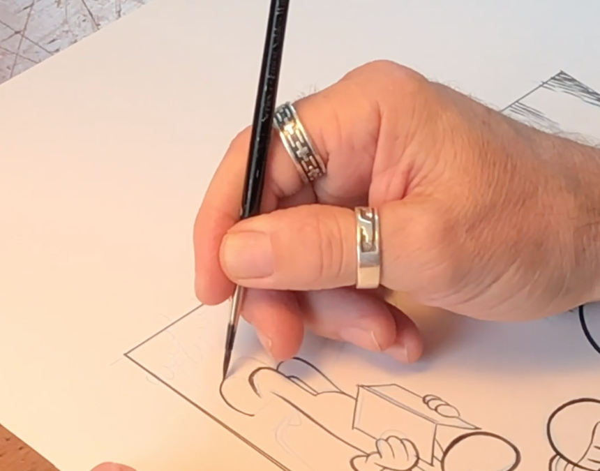 In case you missed the inking demos last week (here’s Smiley Bone!), they’re now live on YouTube!