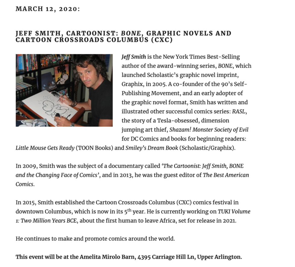 Jeff Will Be Presenting at the Aldus Society in March