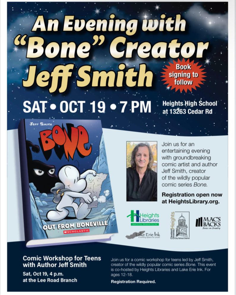 TONIGHT! Jeff Will Be in Cleveland!