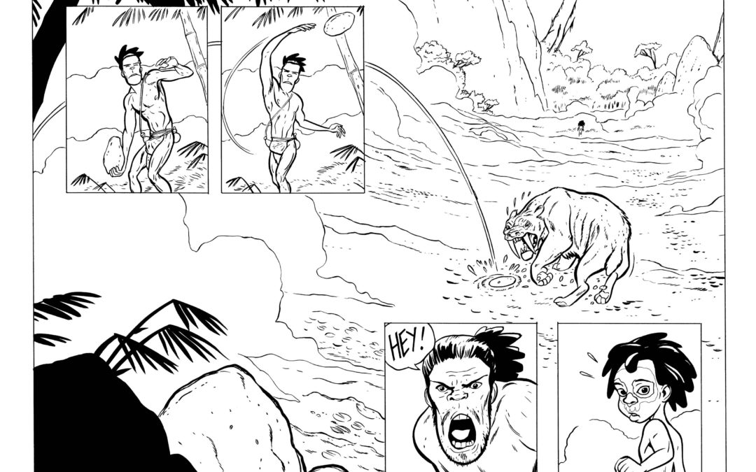 Tuki vs The Sabretooth!