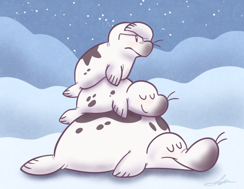 BONE Cousins…As Seals!