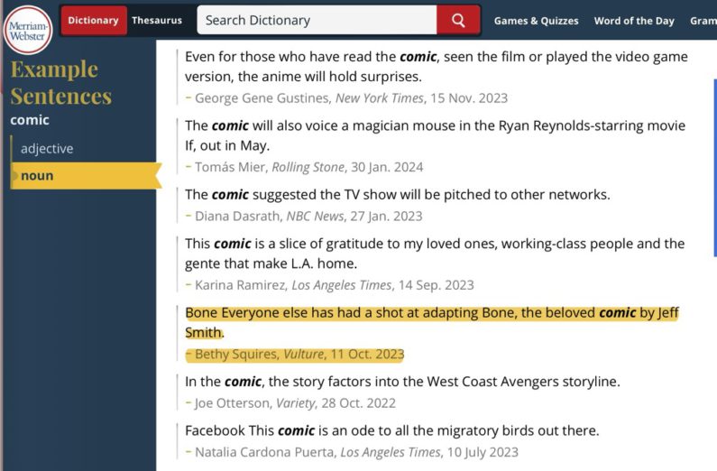 Shout Out in Merriam Webster