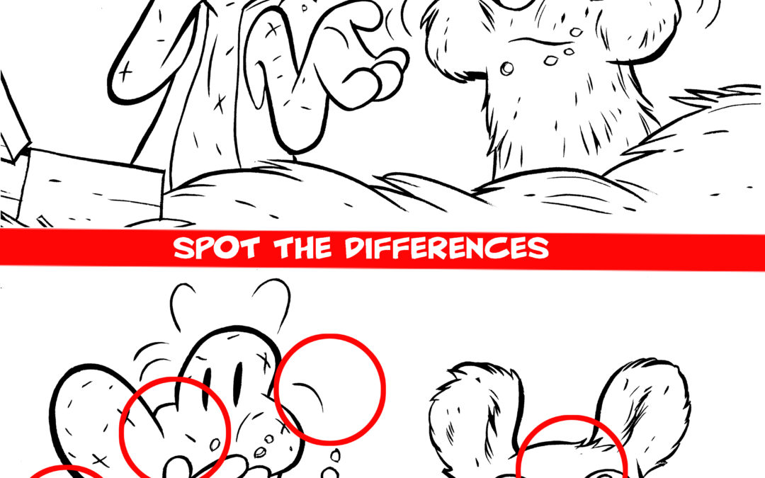 Spot the Differences ANSWERS! Quarantine Edition