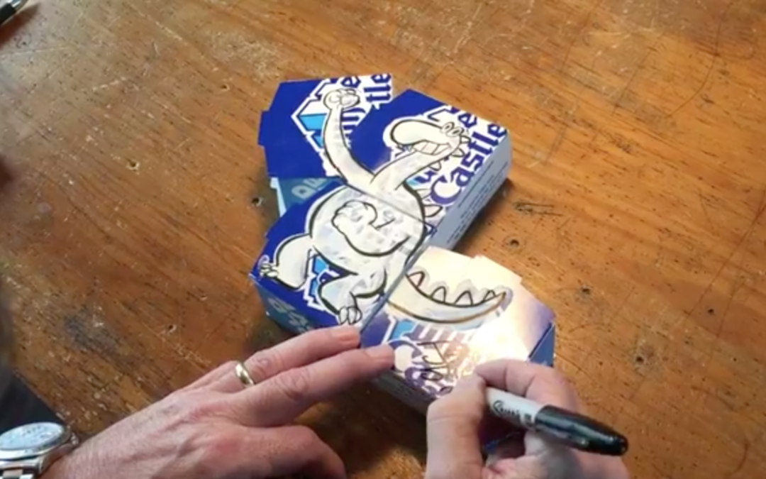 CXC 2020: Drawing on White Castle Boxes with Jeff Smith, Hakim Callwood, and Bryan Moss