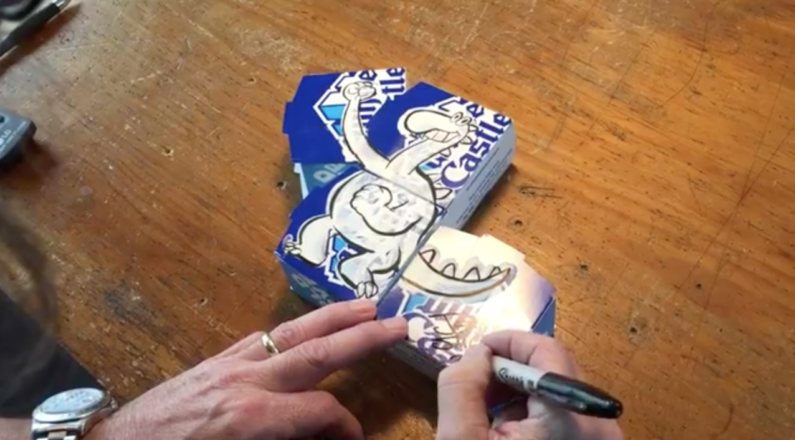 CXC 2020: Drawing on White Castle Boxes with Jeff Smith, Hakim Callwood, and Bryan Moss