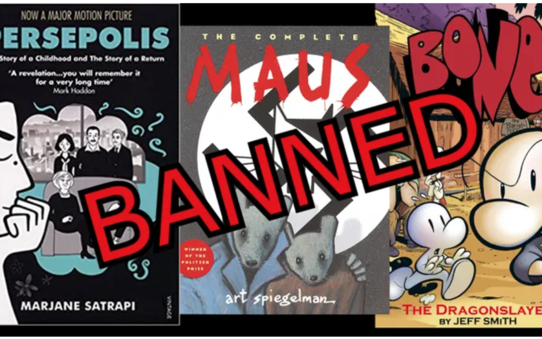 10 Commonly Banned Graphic Novels & Why They’re Banned