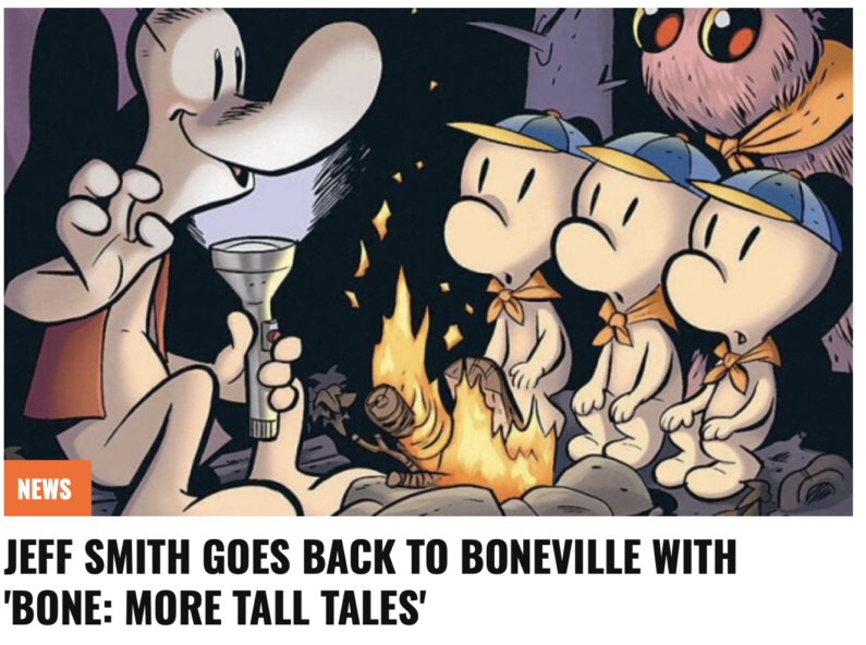ICV2 – JEFF SMITH GOES BACK TO BONEVILLE WITH ‘BONE: MORE TALL TALES’