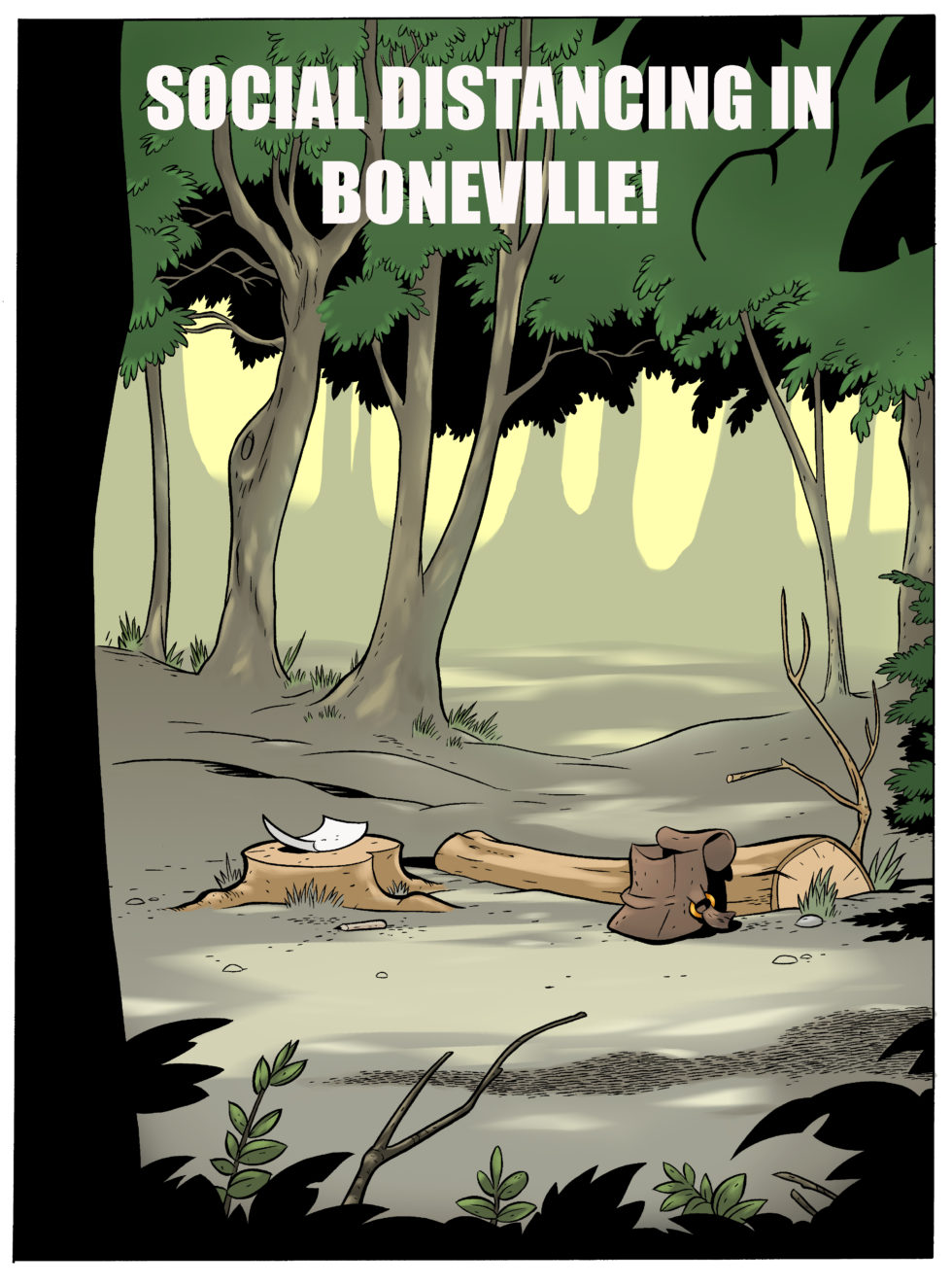 Social Distancing in Boneville