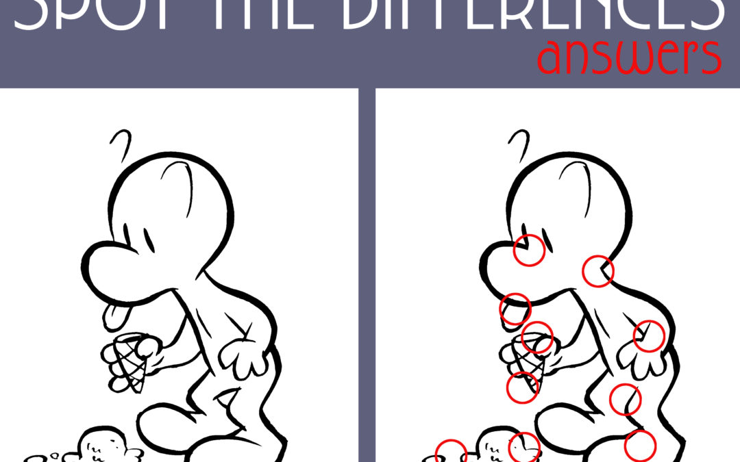 Spot the Differences – Fone Bone Style! (Answers)