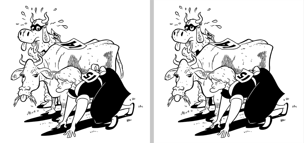 Spot the Differences: The Great Cow Race!