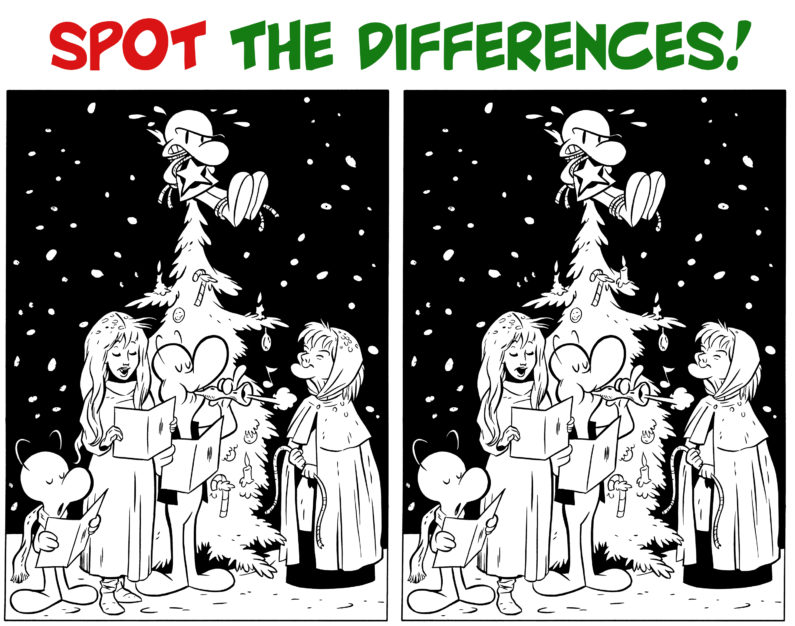 Spot the Differences Holiday Edition