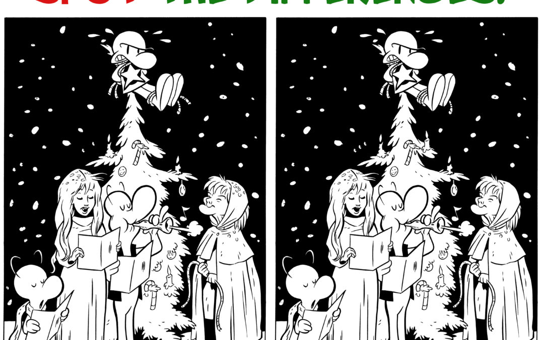 Spot the Differences Holiday Edition! Good luck!