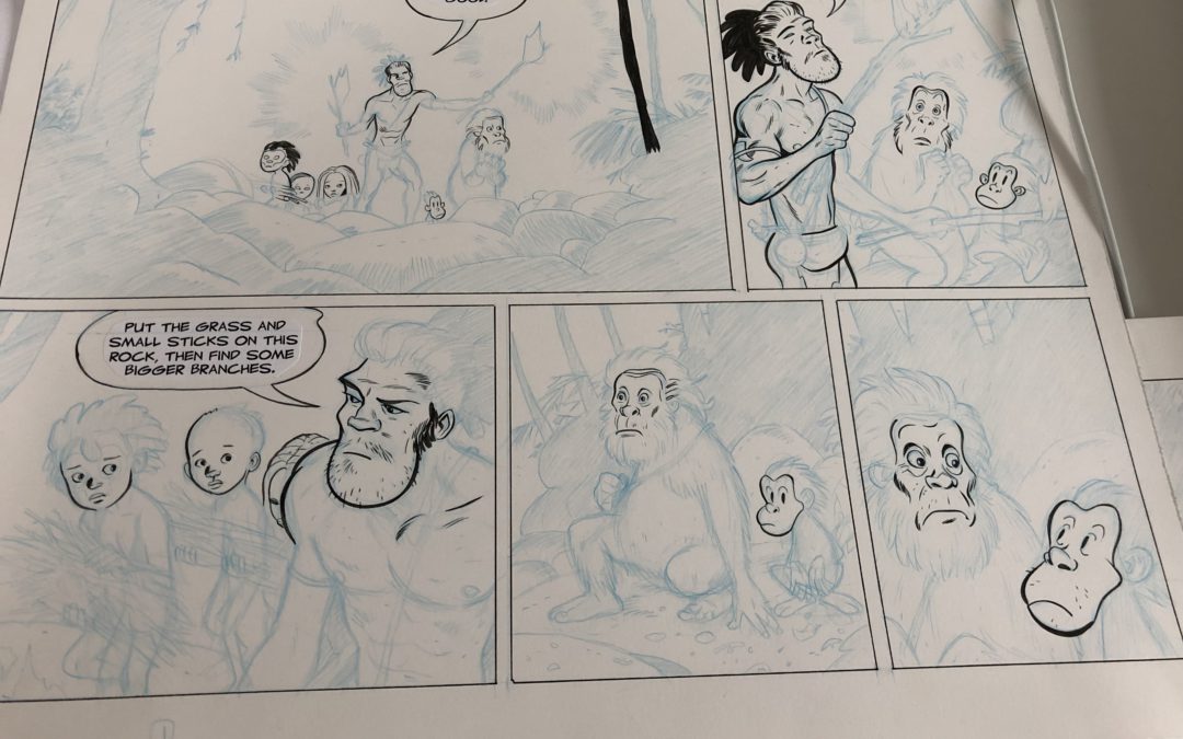TUKI Fight for Fire – Tight Pencils/Beginning Inks