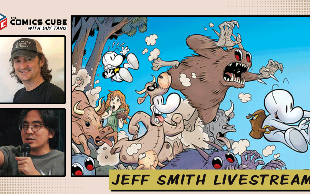 Jeff Live-streaming with Comics Cube Friday at 12pm EST!