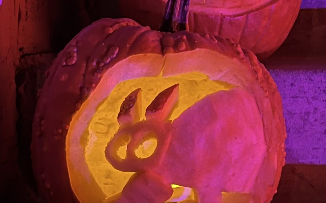 Rat Creature Carved Pumpkin!