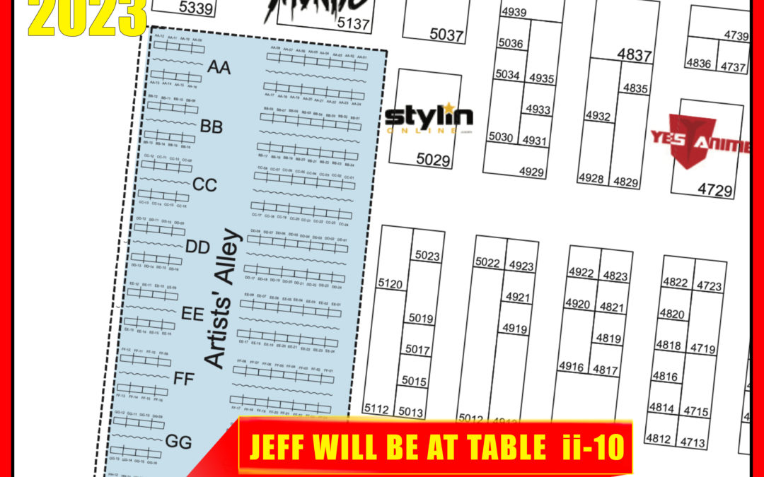 Comic-Con International! Jeff’s Sunday Schedule!