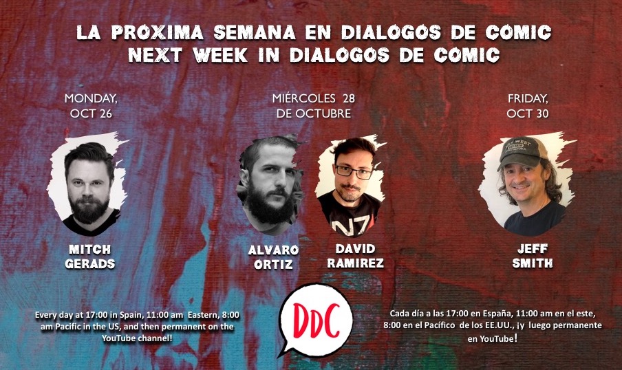 Friday October 30th: Jeff on Dialogos de Comic YouTube Channel!