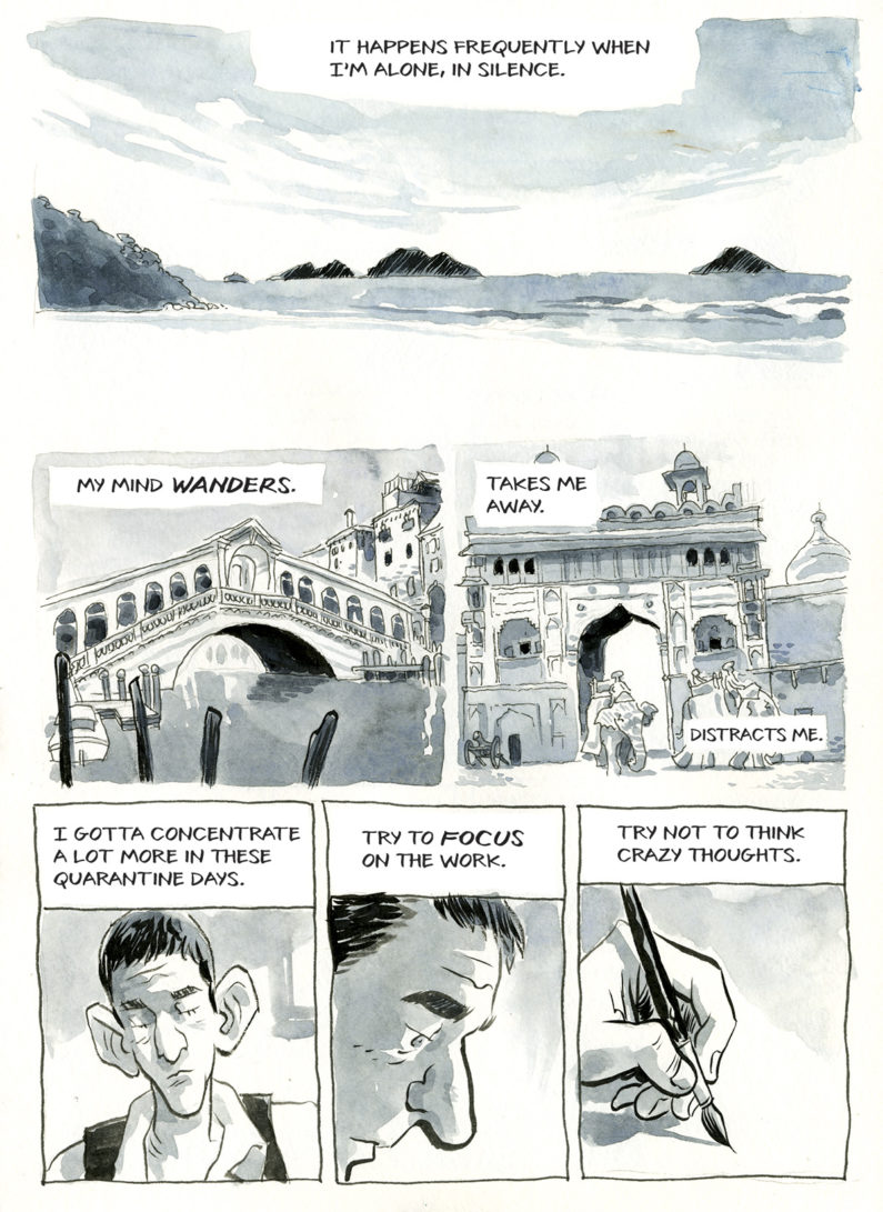 Fabio Moon: Comics Depicting Life in Brazil Under Quarantine.