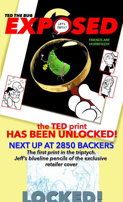 TED Print Unlocked! Next Up: Blue Pencils Print of Exclusive Retailer Cover!