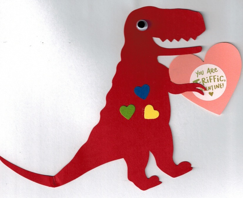 Our pal Michael from Sherman Oaks sent us this t-riffic Valentine! We love it-thank you!
